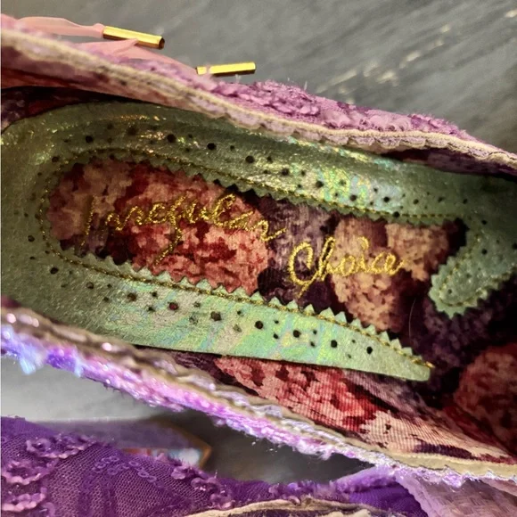 Irregular Choice Lavender and Blush Heels - Picture 9 of 10